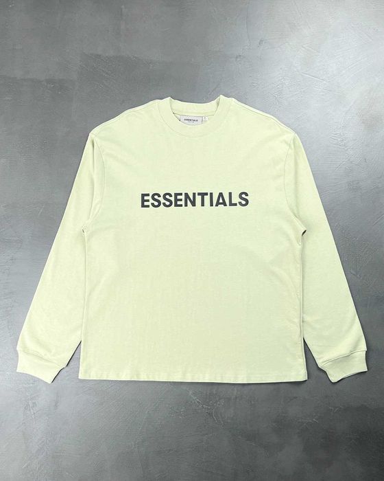 Лонгслів Fear Of God Essentials Front Logo long sleeve Alfalfa Sage