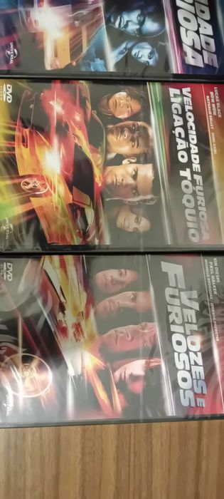 Filmes em Dvd Coleção Velocidade Furiosa.