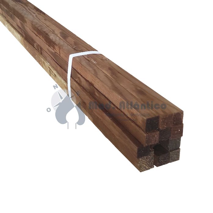 Sarrafos madeira toscos tratados em autoclave (medidas diversas)