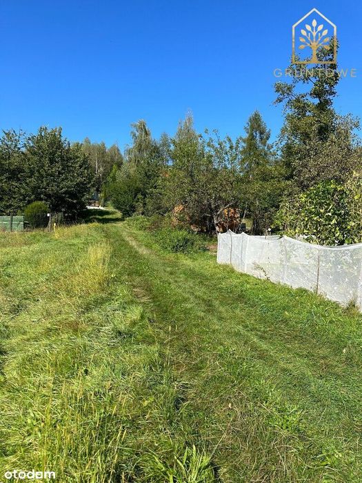 Działka budowlana I 8 arów Gorlice - Sokół I Spokojna okolica I Media