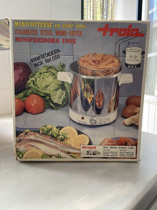 Mini fritadeira Inox Troia