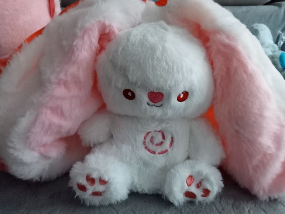 В НАЯВНОСТІ! М'яка іграшка нічник дихаючий зайчик, трансформується