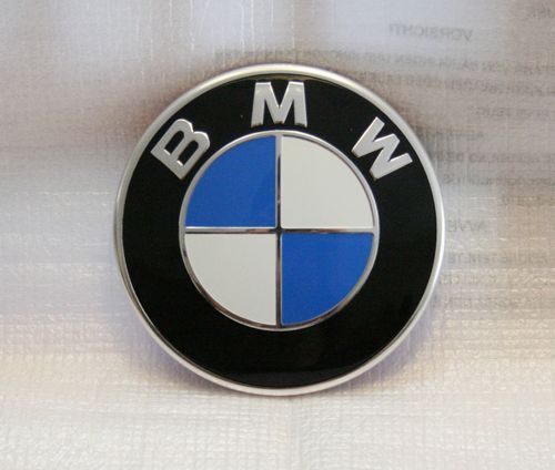 Bmw emblema capot, mala e centros de jantes