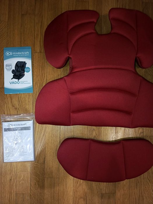 Автокрісло Kinderkraft Vado 0-25 кг, isofix, червоне