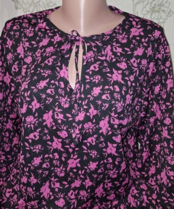 Блуза в цветочный принт