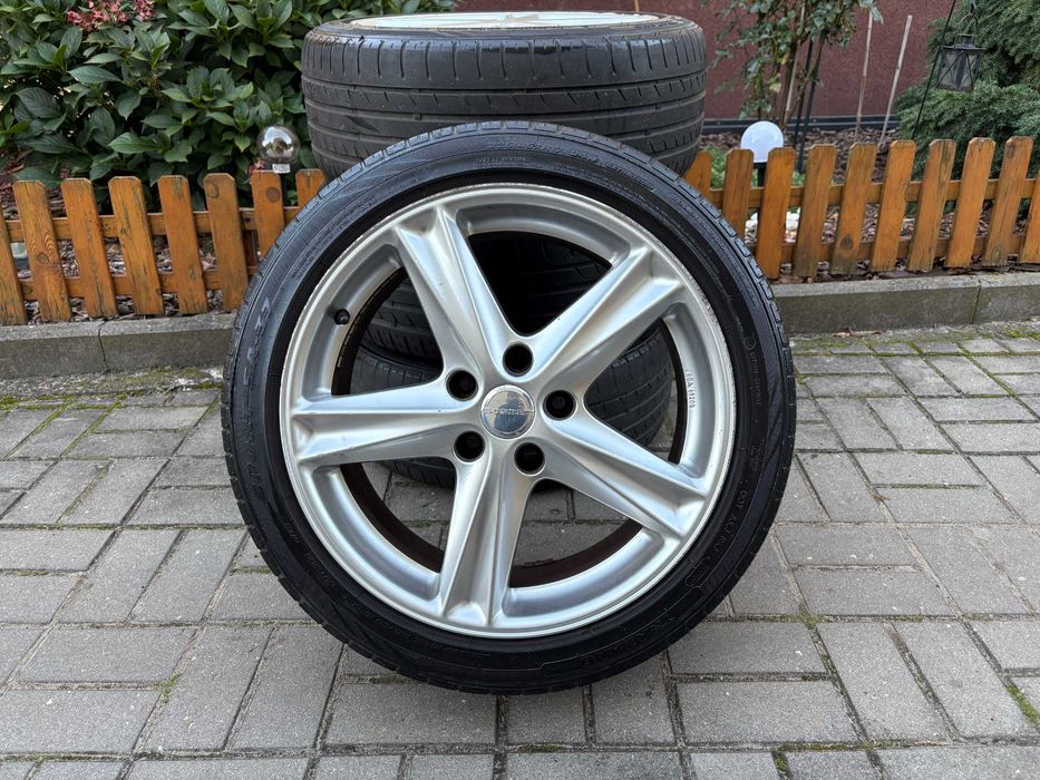 Alufelgi Koła Borbet 5x112 Caddy Touran Golf 17 cali A3 Octavia Leon