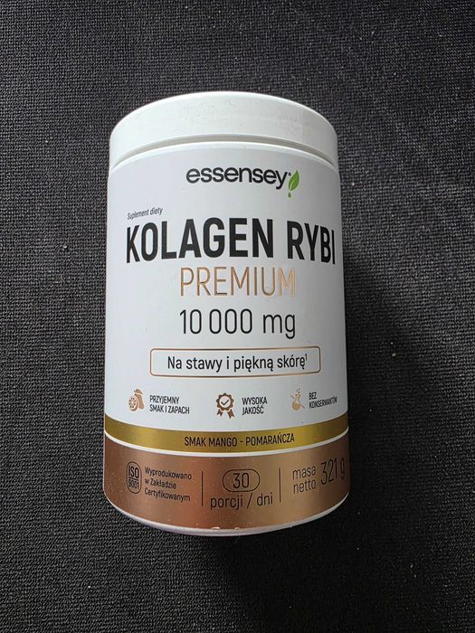 KOLAGEN RYBI 10000 mg Premium Hialuron Wit C D3