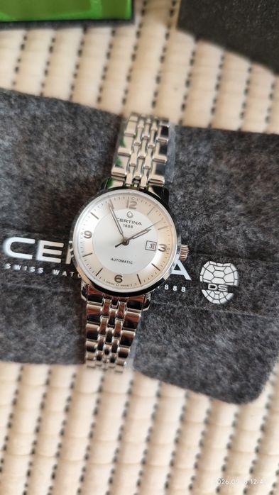 Nowy damski zegarek Certina DS Caimano Lady Automatic C035.007.11.117.00.