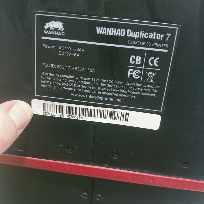 Duplicator 7 plus. 3D принтер