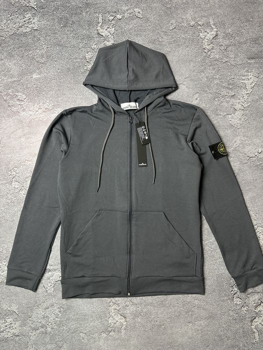 Графітова зіп худі Stone Island | Аунтефік ОЛХ ДОСТАВКОЮ!