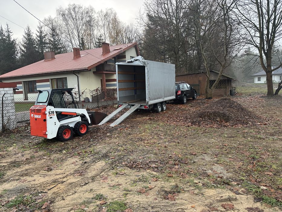 Bobcat s70, miniładowarka, minikoparka, spychacz, wozidło wynajem