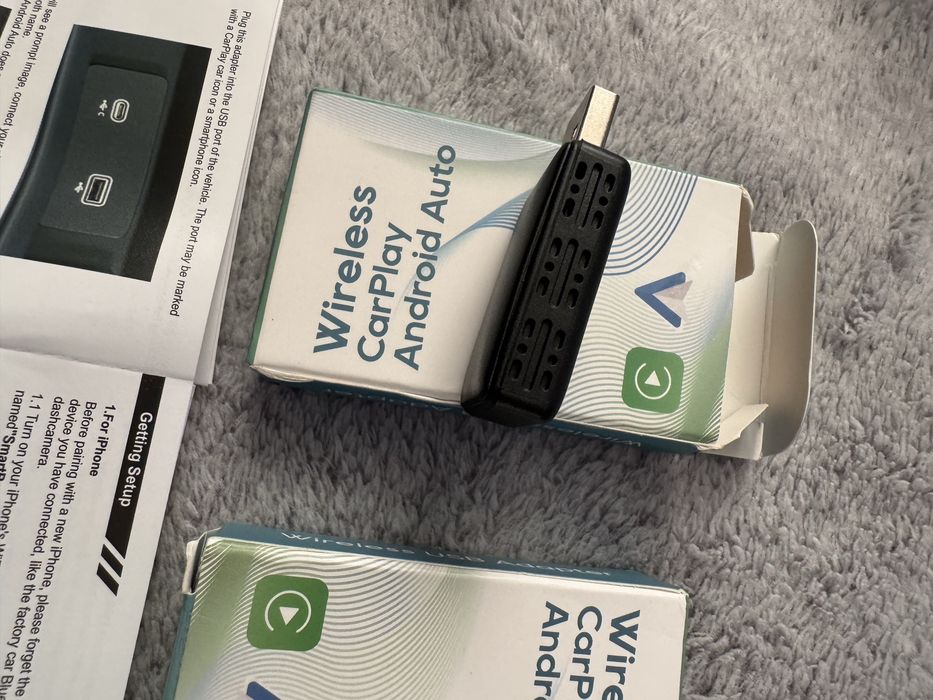 Переходник беспроводной адаптер carplay android auto