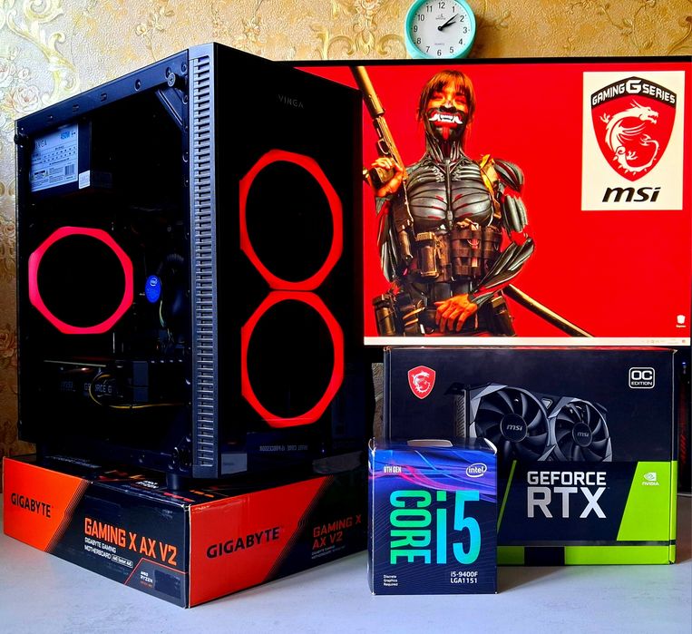 PC Intel i5-9400/ GTX1660TI MSI / H310 ASUS/ 16Gb DDR4 Samsung 3200mhz/ SSD  игровой компьютер Intel Core s-1151