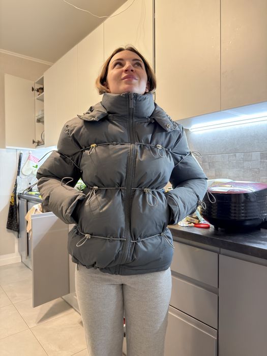 Куртка пуховик курточка Maniere De Vior брендова зимова тепла після хі