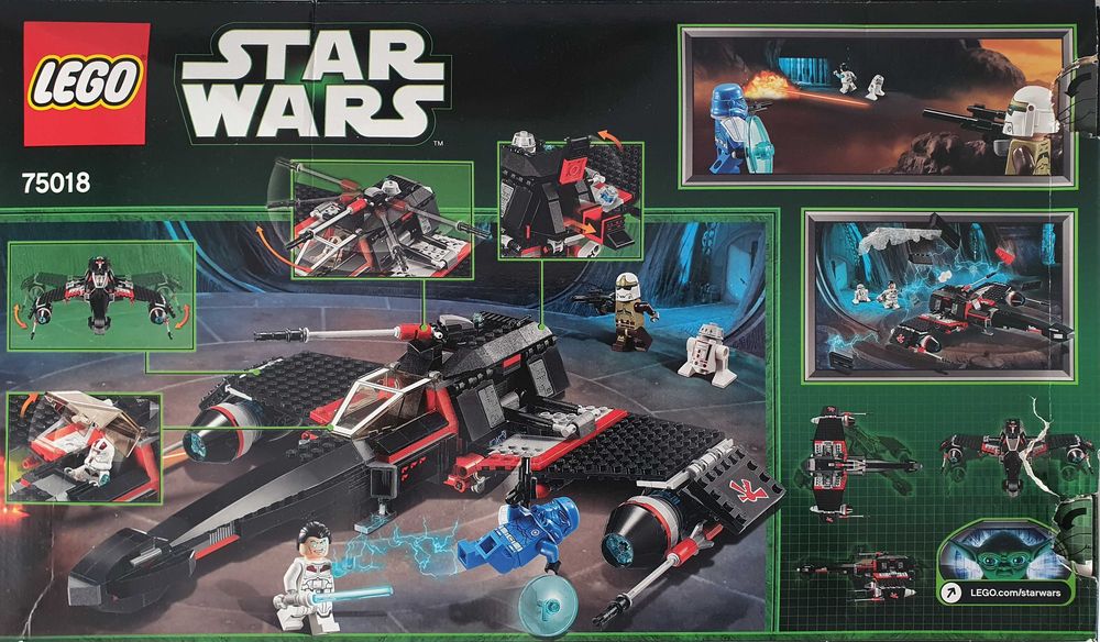 LEGO Star Wars 75018 JEK-14s Stealth Starfighter ŁOWCA NAGRÓD - unikat