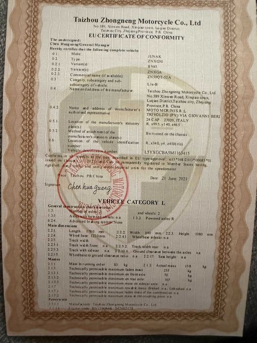 Skuter Junak 108 Nowy !