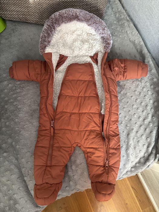 Теплий дитячий комбінезон George, 0-3 місяці (унісекс