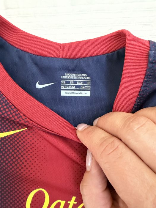 Оригінальна дитяча футболка Nike ФК Барселона (3-4 роки, зріст 96-104)