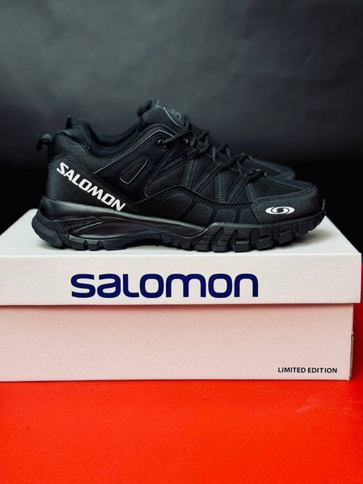 Salomon waterproof/ мужские кросовки на весну саломон/соломон кожаные