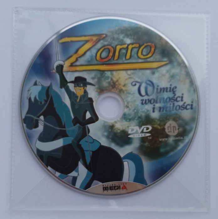 Zorro W imię wolności i miłości – film dla dzieci bajka płyta DVD
