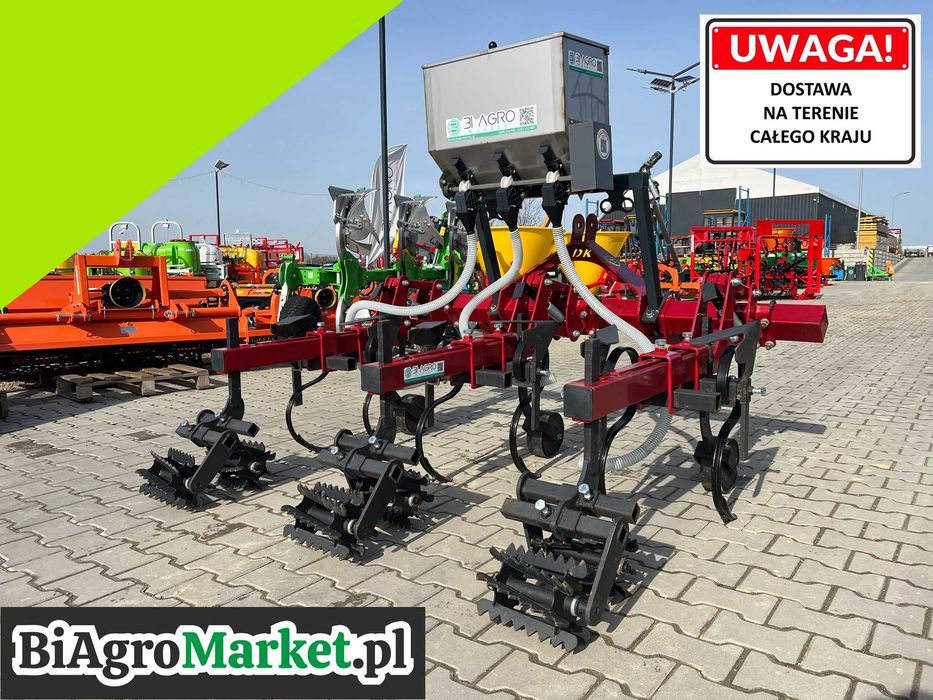 Pielniko - obsypnik pielnik 3- 5sekcji z wałkami pielącymi + dozownik