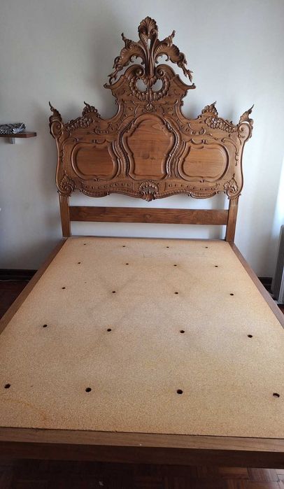 Mobília de quarto clássica em cerejeira