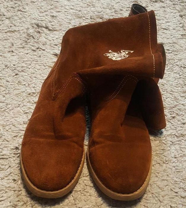 Оригинал.фирменные,кожаные,стильные,демисезонные сапоги u.s. polo assn