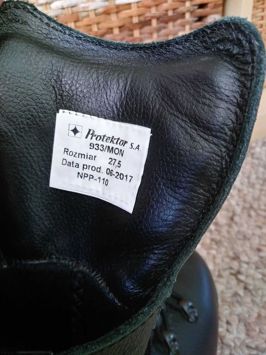 buty wojskowe MON czarne, rozm 27,5 (około 43)