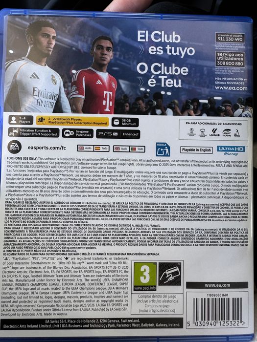 Jogo fifa 26 PS5