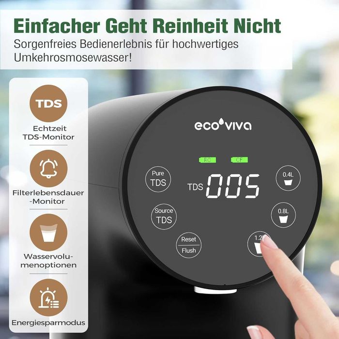 System odwroconej osmosy z  4-stopniowa filtracja