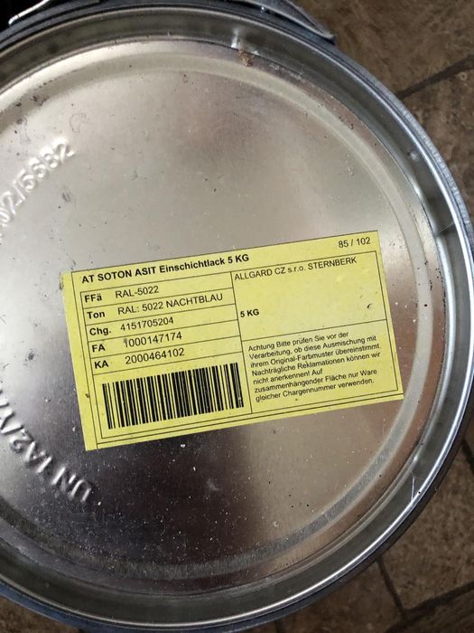 Поліуретанова фарба біла ємкості по 5 л