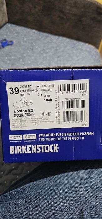 Chodak BIRKENSTOCK Boston z miękką wkładką