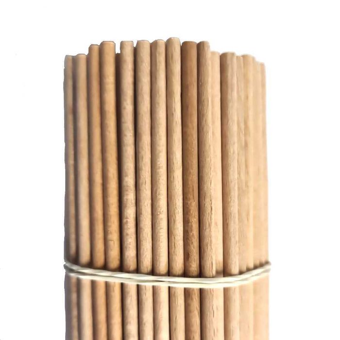 Drewniane patyczki do waty cukrowe, bukowe mało szorstkie 40cm 1000szt