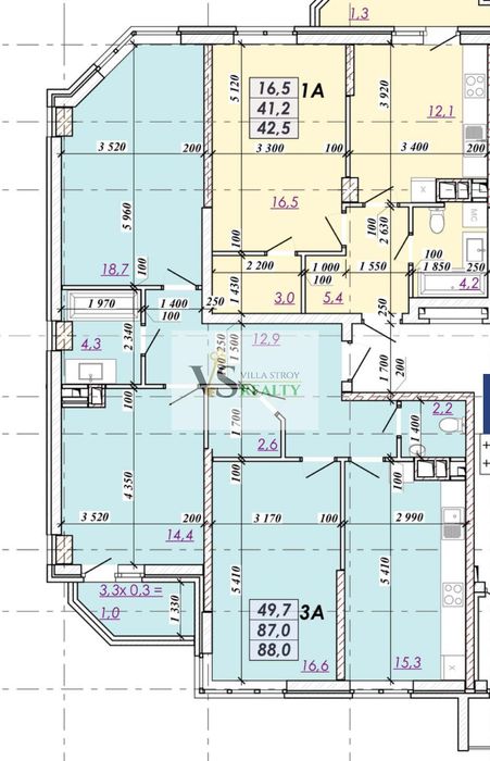 3-кімнатна квартира за адресою вул. Танкістів (площа 90 м²) - Atlanta.ua - фото 3