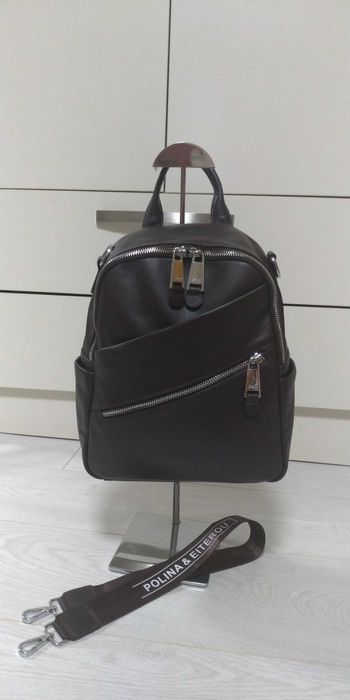 Кожаный рюкзак Polina & Eiterou