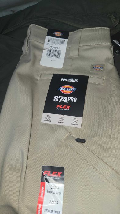 Штаны Dickies 874® Pro Series Work Pants FLEX Desert Sand 32x34