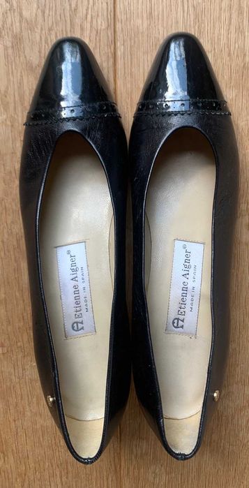 Buty ze skóry luksurowej marki Etienne Aigner w pięknym stanie. Rozmiar 37 -37,5.