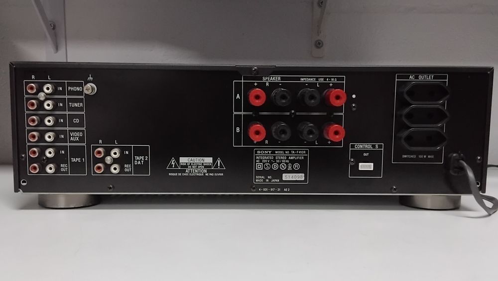 SONY amplificador TA-F410R