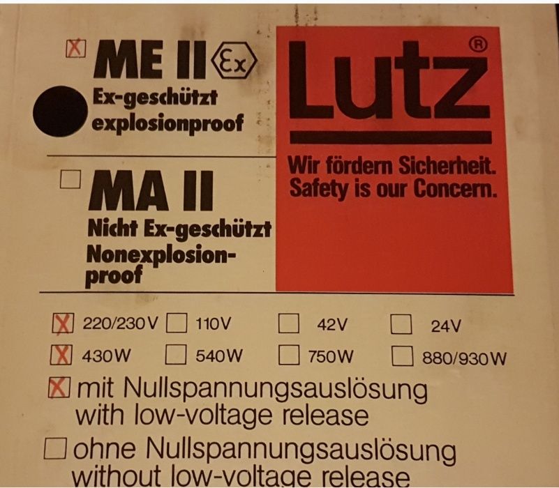 Motor Bomba/Pump Lutz ME II Nova