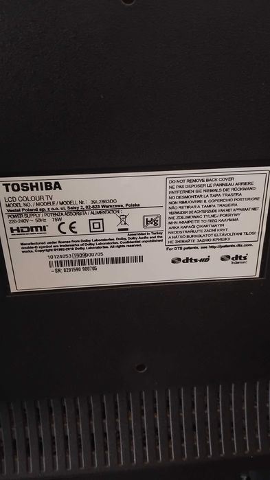 Televisão  Toshiba