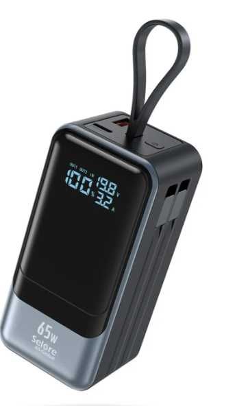 Selore 65W Portable Power Bank Quickly Charges Laptops 20000 mah