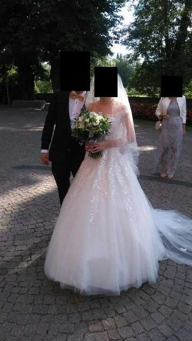 Suknia ślubna, stan bdb, rozmiar 36