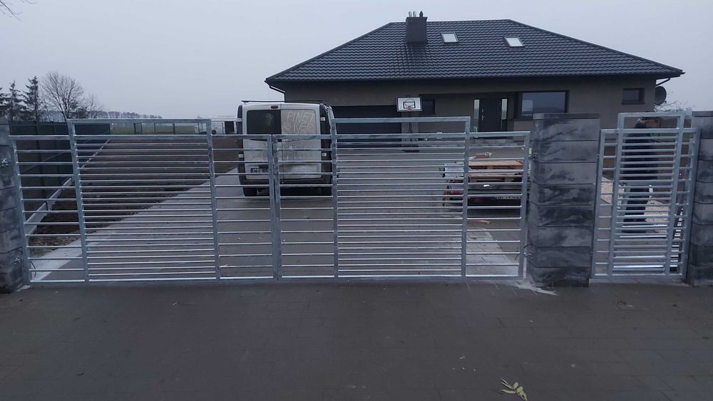 brama palisadowa 4m światła