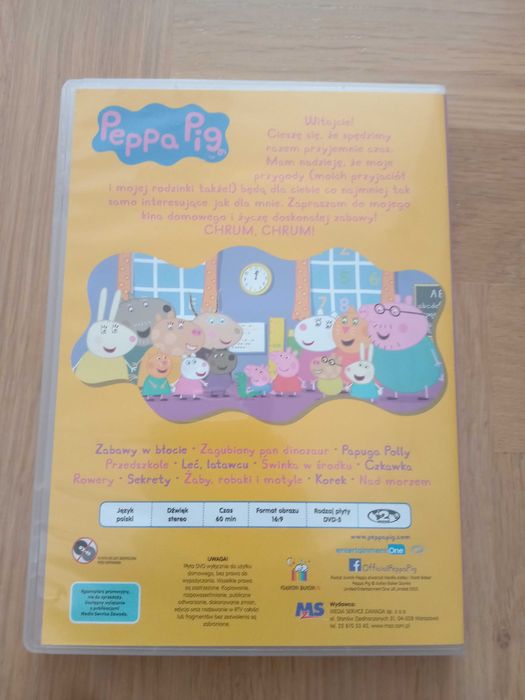 Peppa Pig płyta DVD nowa kino domowe przedszkole