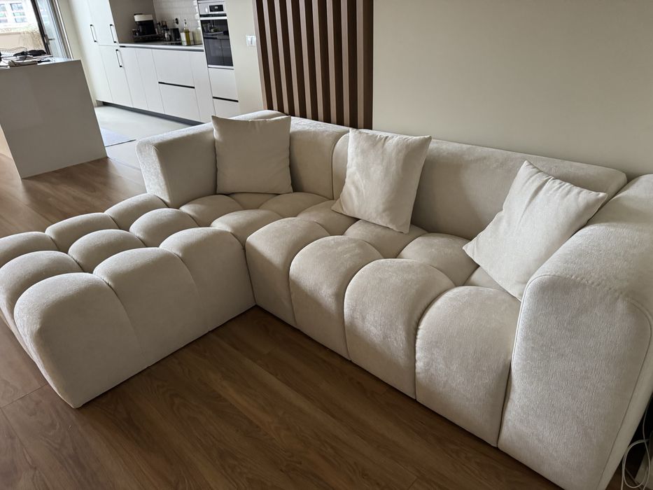 Sofá novo em tecido