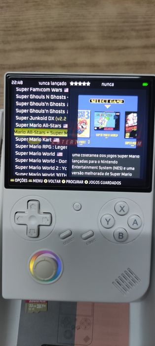 Consola Anbernic RG40XXV – Como Nova  + De 1000 Jogos  +2 Sistemas