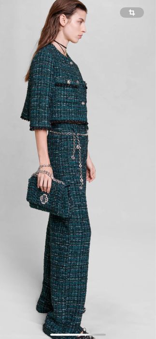 Новые твидовые брюки Maje, 34 р.