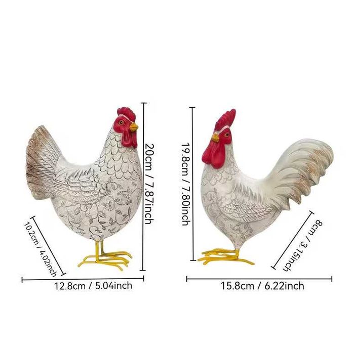 Kogut-kura do domu lub ogrodu