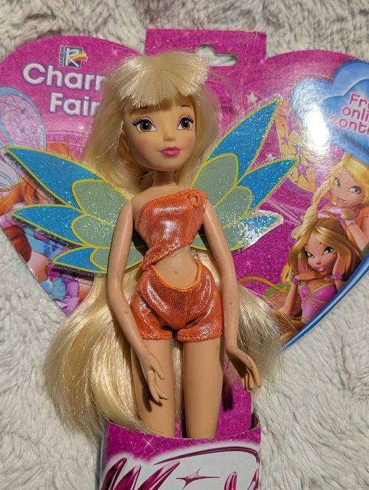 Winx Club Charmix Fairy lalka z kartonem Rainbow Toys