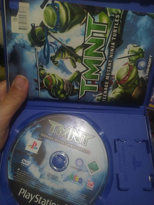 TMNT turtles ninja the movie jogo PlayStation 2 edição francesa